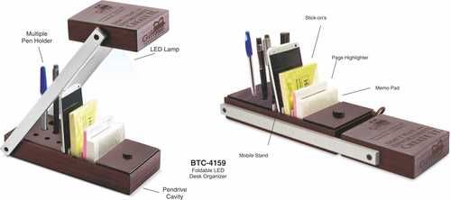 Foldable Led Desk Organizer