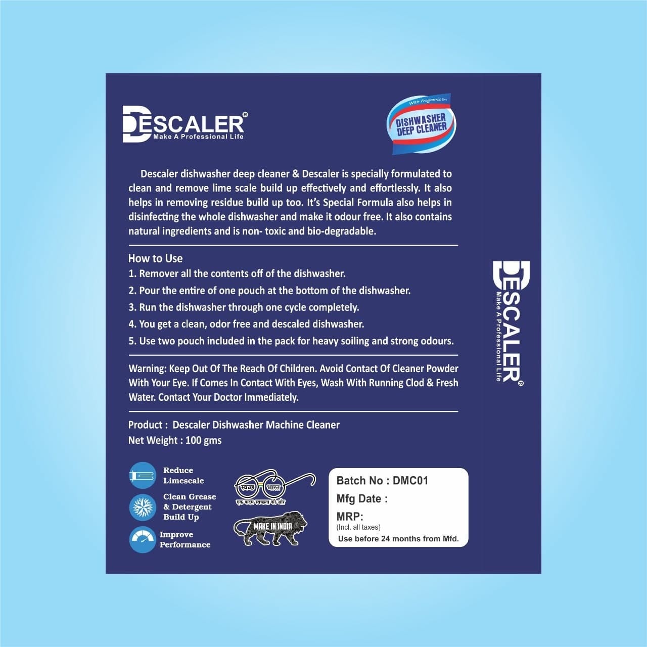 Dishwasher Machine Cleaner (1 Pc)