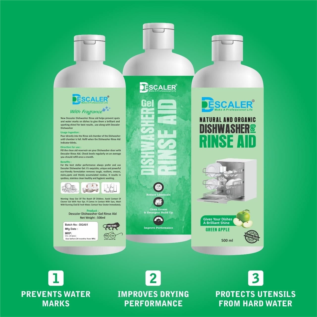 Apple Fragrance Dishwasher Gel