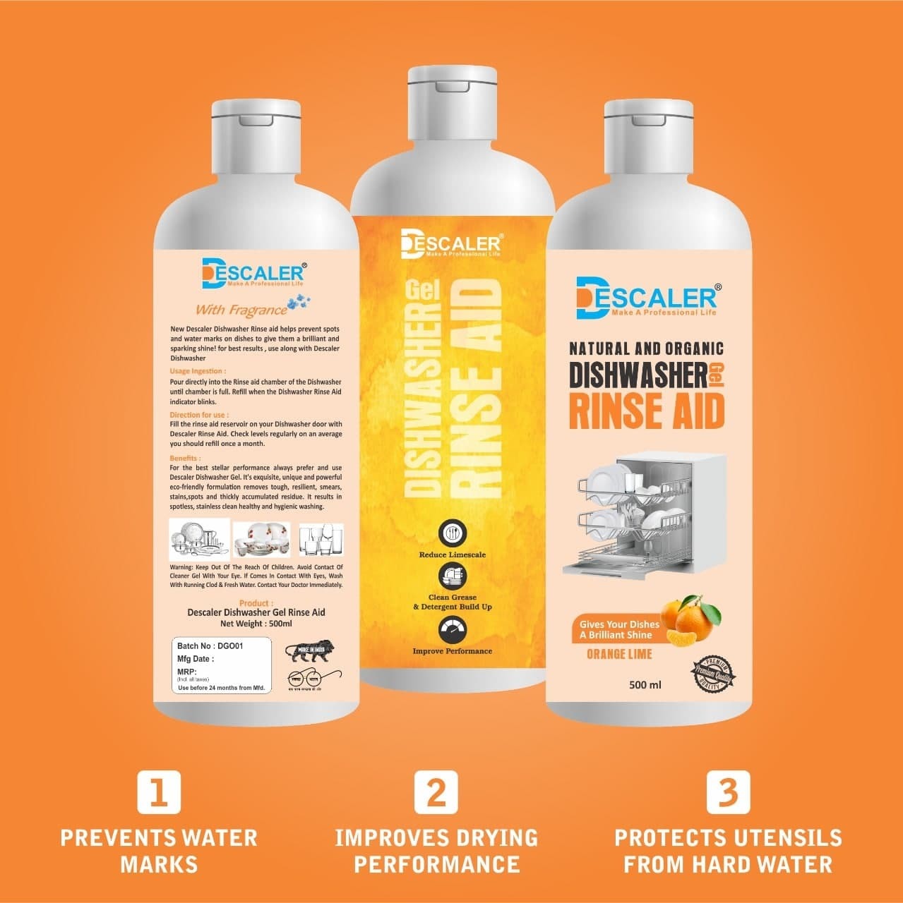 Dishwasher Gel (Orange Flavor)