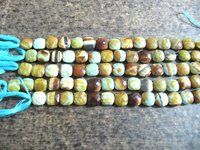 Natural Boulder Opal Cushion Shape Briolette Stone 12-13mm Beads