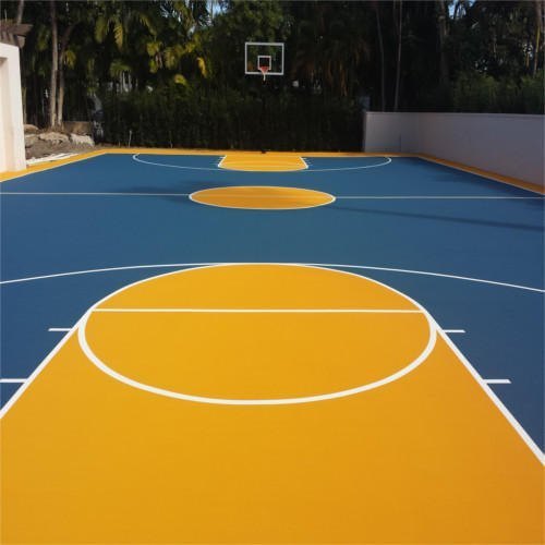 BRO ACTION Matte Synthetic Basketball Court Flooring, Indoor Outdoor