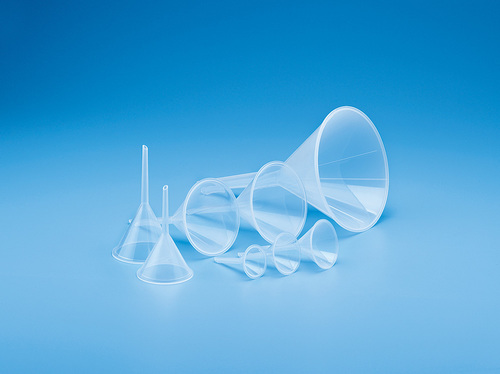 Tarsons 630010 Funnel - Durable Polypropylene, 44mm Cylinder Size, Translucent White Color | Autoclavable, Safe for Solids and Liquids, 2-Year Warranty
