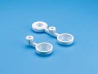 Tarsons Funnel Holder - Corrosion-resistant Polypropylene, White Color, 22nm Length, Lightweight 2mg, 230v Voltage