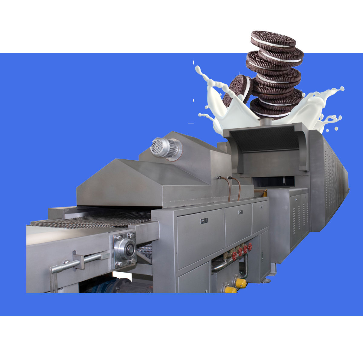 factory price hard and  soft biscuit oven