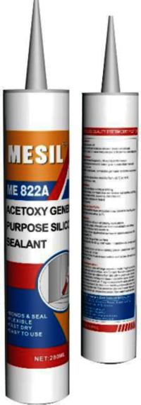 Mesil Me822a - Vedador componente do silicone de Acetoxy do vedador um do silicone da classe B