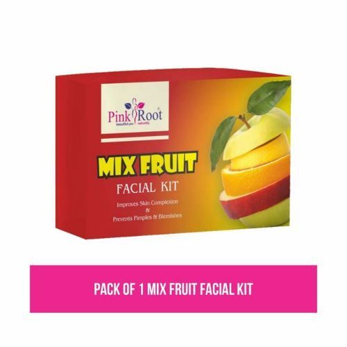 Pink Root Mix Fruit Facial Kit 80Gm Age Group: All Age Group