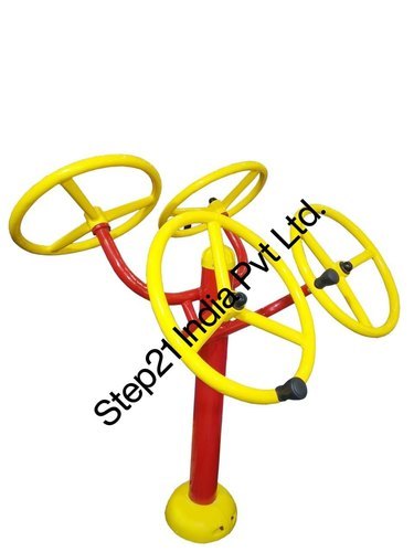 Iron Outdoor Gym Shoulder Wheel ( Double)