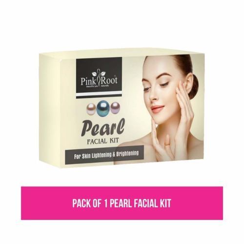 Pink Root Pearl Facial Kit 80Gm Age Group: All Age Group