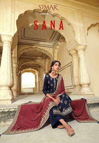 Azara Radhika Blossom Vol 2 Cotton Print With Work Dress Material Catalog