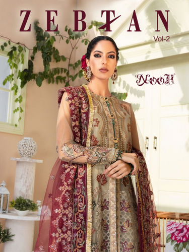 Noor Zebtan Vol 2 Georgette Embroidered Pakistani Suit Catalog