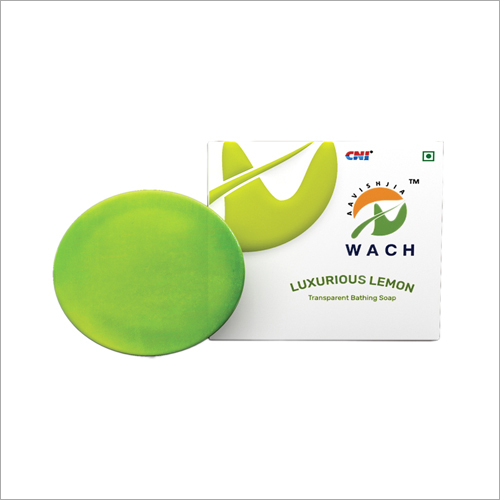 CNI-WACH Luxurious Lemon Bath Soap - Soap Base, 100 gm, Green | Energizing Lemongrass Oil Blend that Keeps Skin Toned and Minimizes Pores