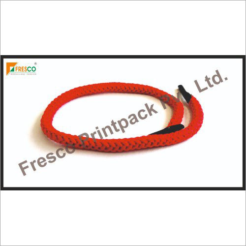 Red Braided Rope Handle With Clips