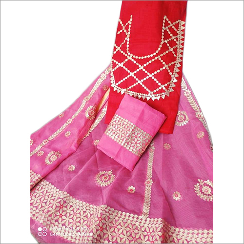 Ladies Lehariya Sarees - Premium Quality Threads, Vibrant Color Assortment | Semi-Stitched Blouse Design, Perfect for All Occasions