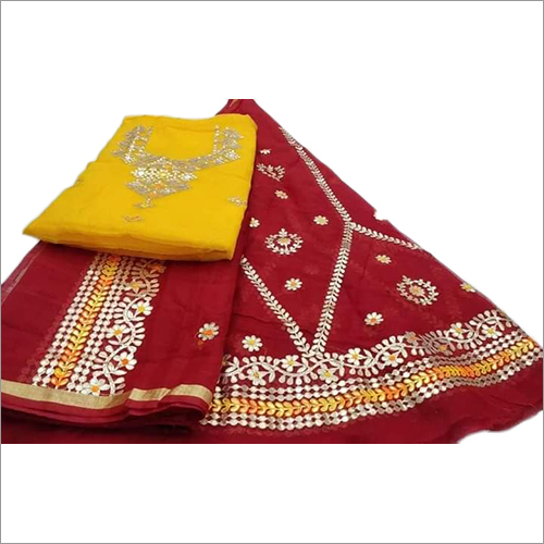 Multicolor Ladies Bandhej Sarees