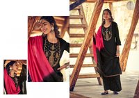 Stuffy Fashion Fenny Jam Satin With Fancy Embroidery Work Suits Catalog