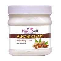 Pink Root Almond Cream - 500gm Nourishing Cream With Almond Oil, Moisturizing & Skin Firming For All Skin Types