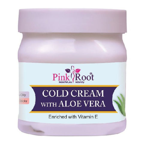 Pink Root Cold Cream With Aloe Vera Enriched With Vitamin E 500Ml Age Group: All Age Group