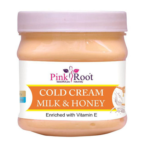 Pink Root Cold Cream Milk & Honey With Aloe Vera Enriched With Vitamin E 500gm Age Group: All Age Group