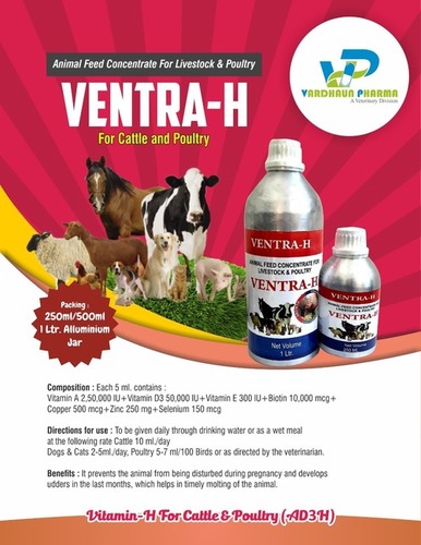VITAMIN-H FOR CATTLE and POULTRY(AD3H)