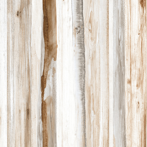Art Wood White 600x600 mm Glossy Porcelain Tiles