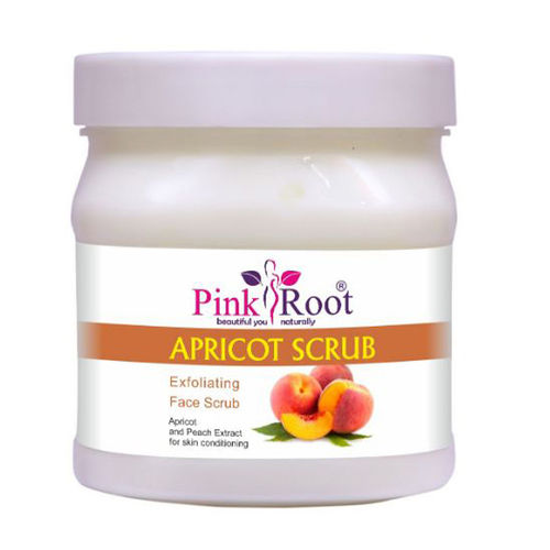 Pink Root Apricot Scrub Exfoliating Face Scrub Apricot And Peach Extract For Skin Conditioning 500Ml Age Group: All Age Group