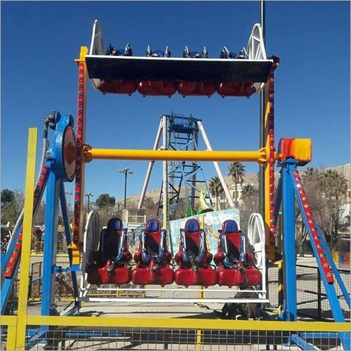 Red FRP Round Roller Ride