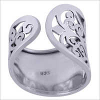Gorgeous Jali Cut Out  Plain 925 Sterling Solid Silver Handmade Ring