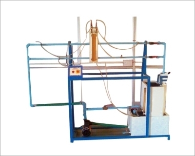 Friction In Pipe Lines Apparatus