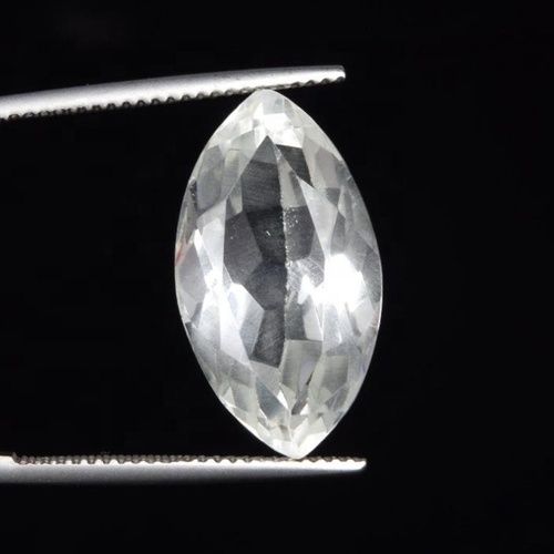 5x10mm White Topaz Faceted Marquise Loose Gemstones