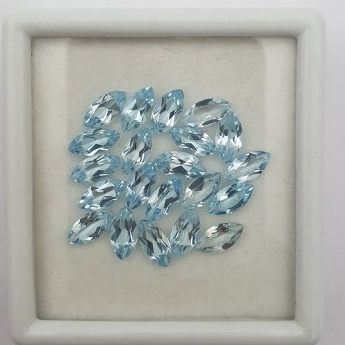 3x6mm Sky Blue Topaz Faceted Marquise Loose Gemstones