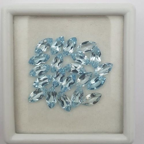 4x8mm Sky Blue Topaz Faceted Marquise Loose Gemstones