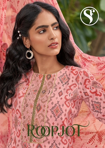 Stuffy Fashion Roopjot Reyon Slub Salwar Suits Catalog