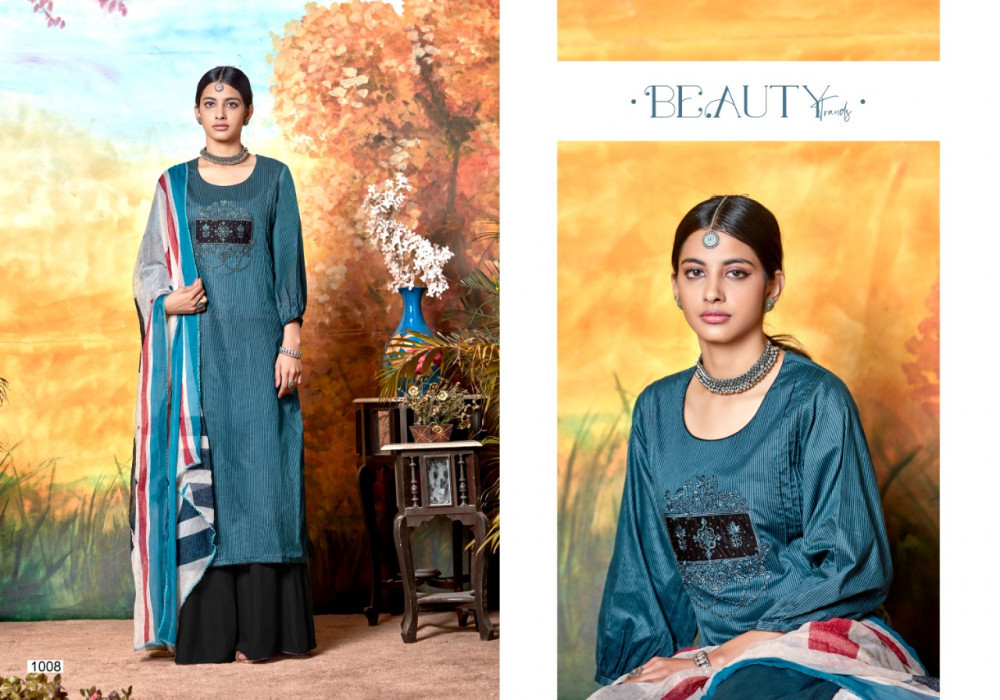 Stuffy Fashion Sajda Cotton Satin Salwar Suits Catalog