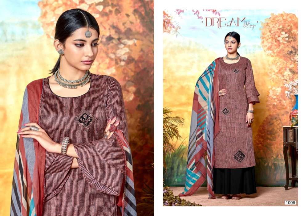 Stuffy Fashion Sajda Cotton Satin Salwar Suits Catalog