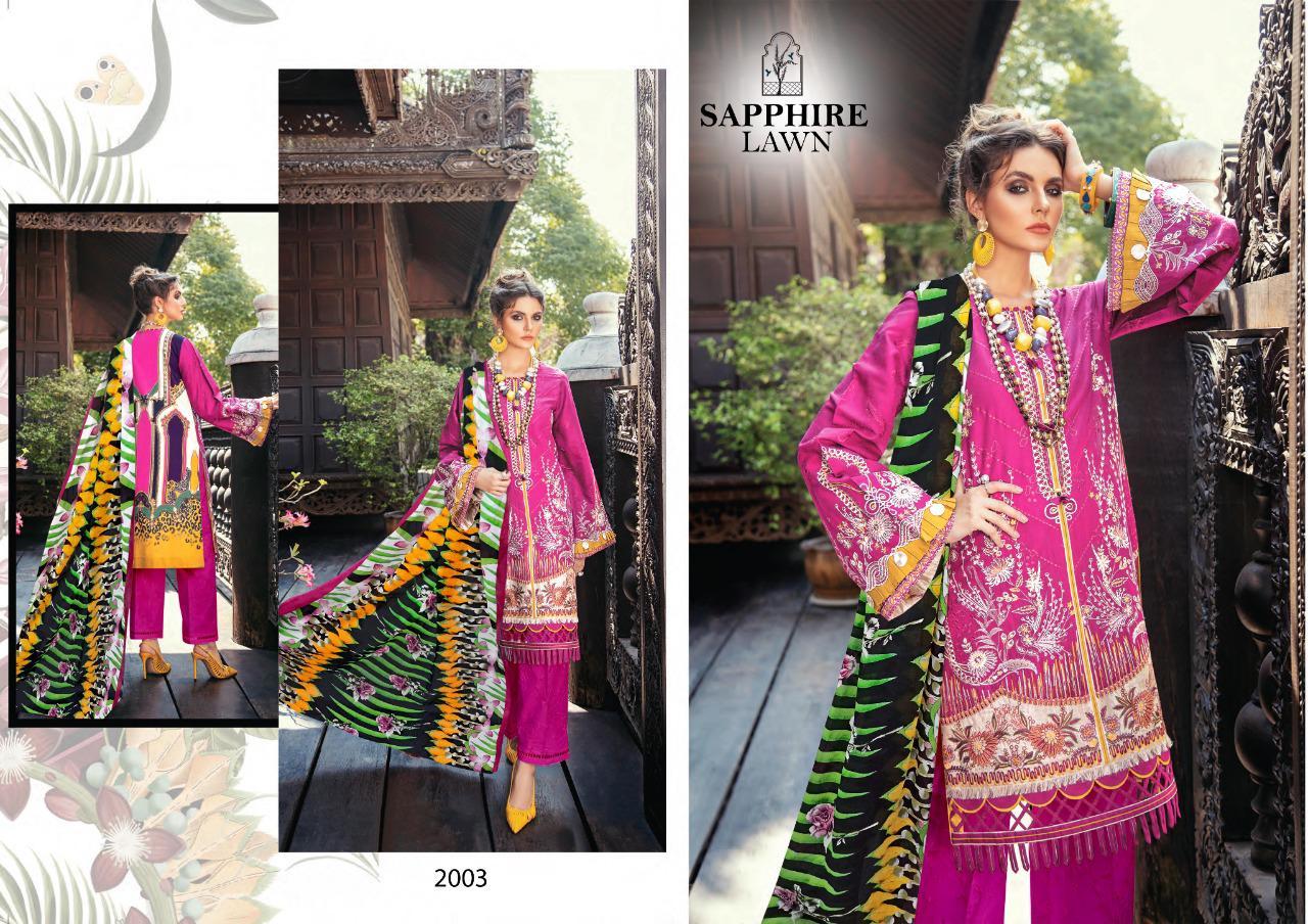 Sapphire Lawn Vol 2 Lawn Karachi Printed Dress Material Catalog