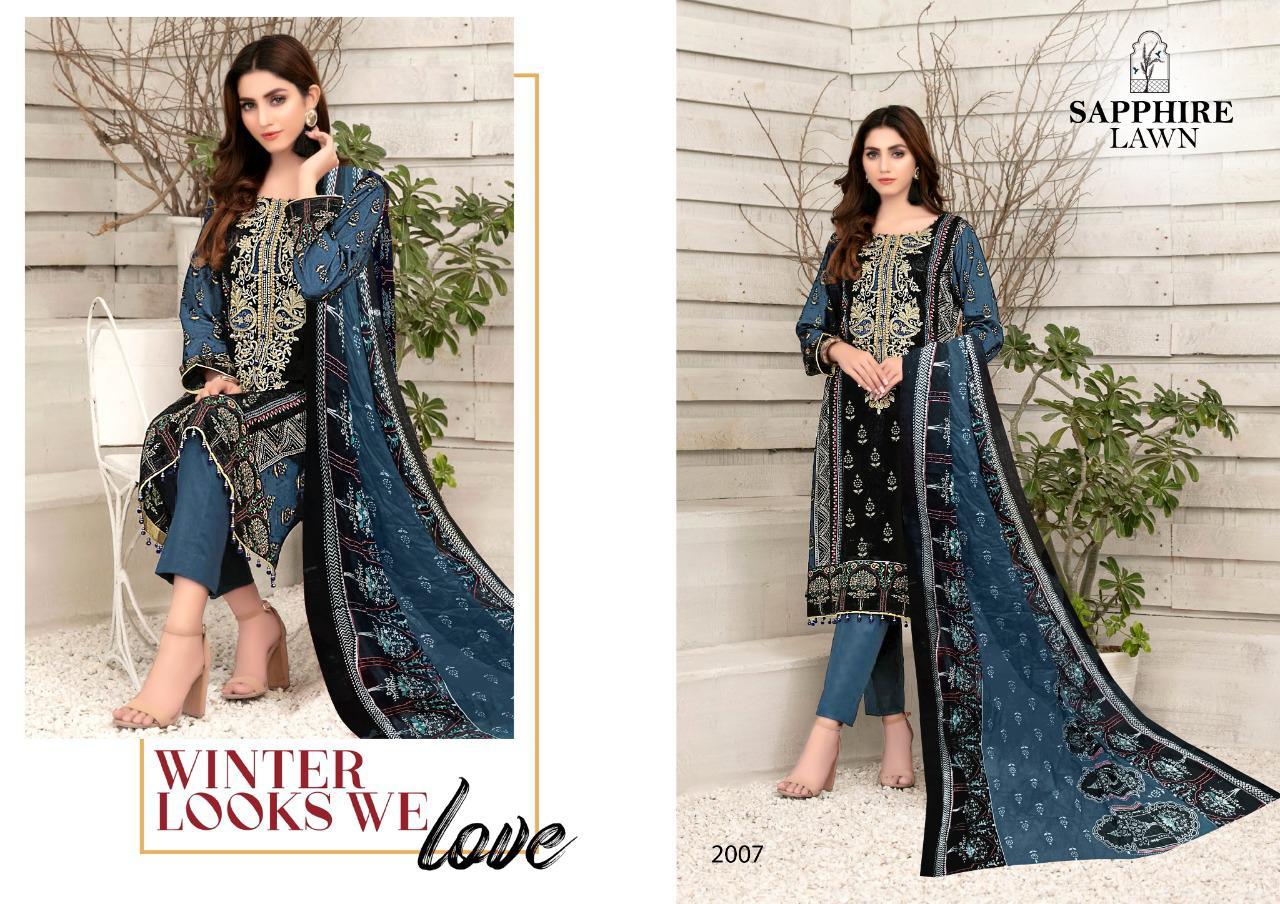 Sapphire Lawn Vol 2 Lawn Karachi Printed Dress Material Catalog