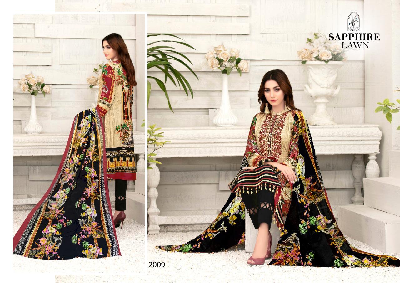 Sapphire Lawn Vol 2 Lawn Karachi Printed Dress Material Catalog