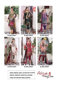Keval Fab Alija B Vol 9 Cotton Printed Karachi Dress Material Catalog