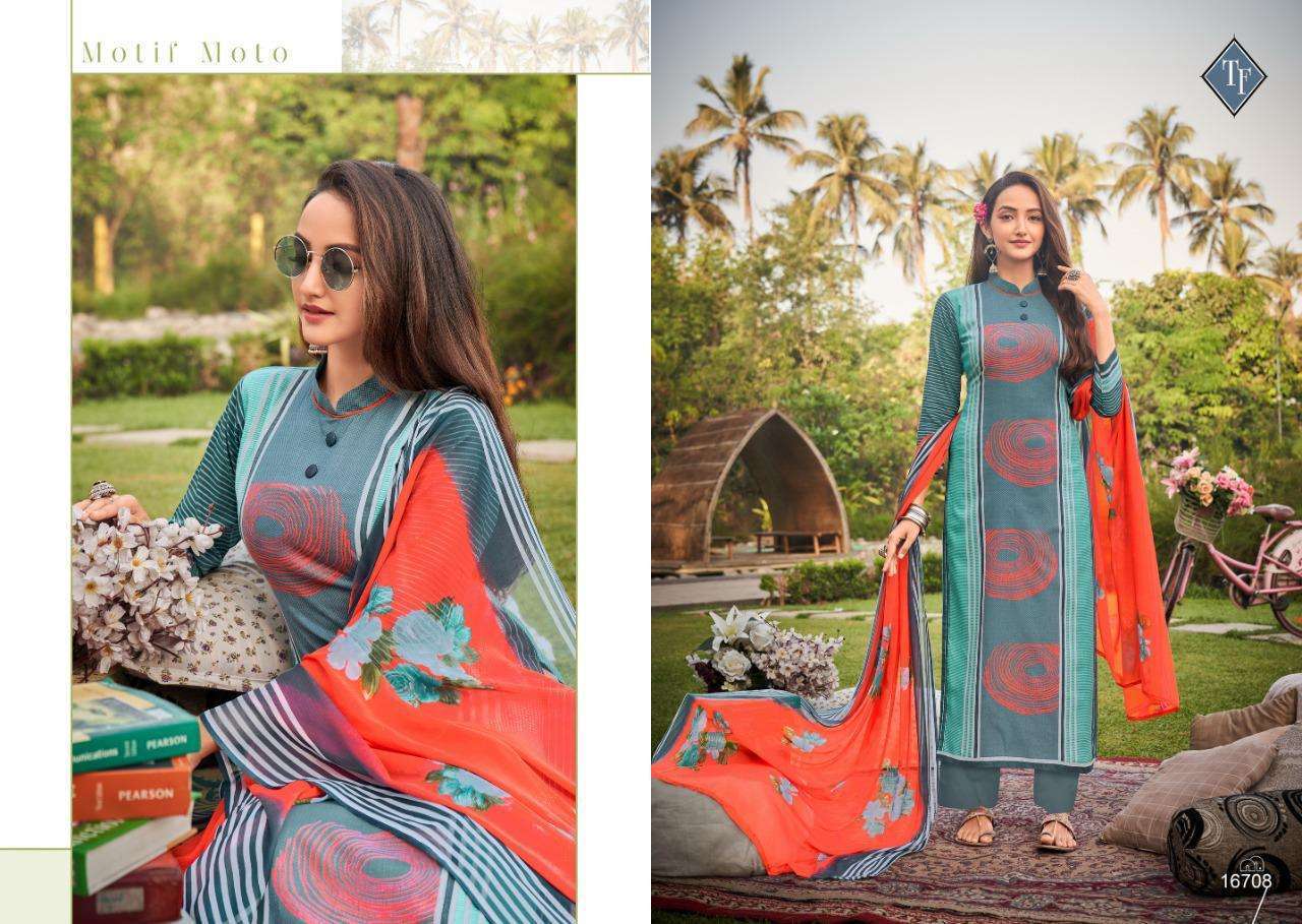 Tanishk Fashion Tesla Lawn Cambric Printed Dress Material Catalog