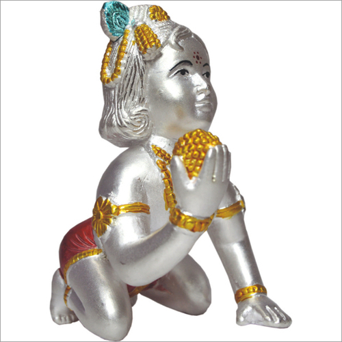 999 Silver Laddu Gopal Statue By R. B. CHAINS