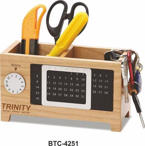 Wooden Perpetual Calendar With Month