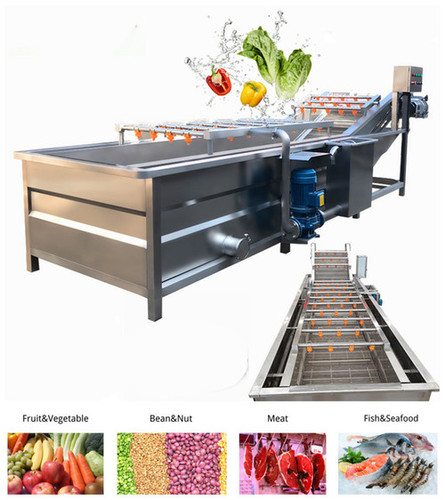 Full Automatic Fruit Vegetable Air Bubble Washing Machine