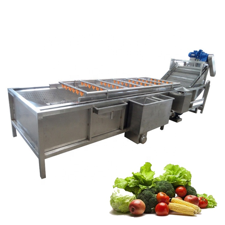 Full Automatic Fruit Vegetable Air Bubble Washing Machine