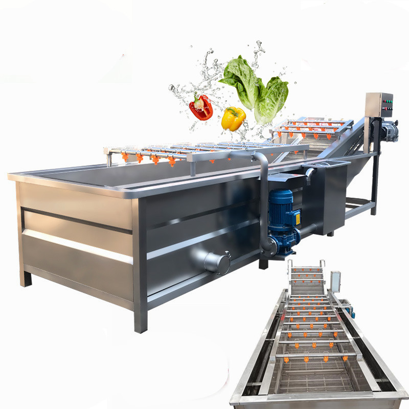 Full Automatic Fruit Vegetable Air Bubble Washing Machine