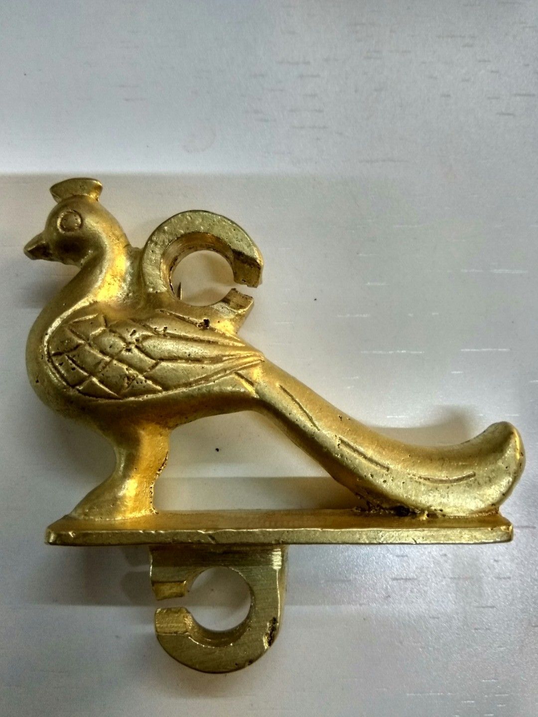 Brass Jhula Peacock Heavy