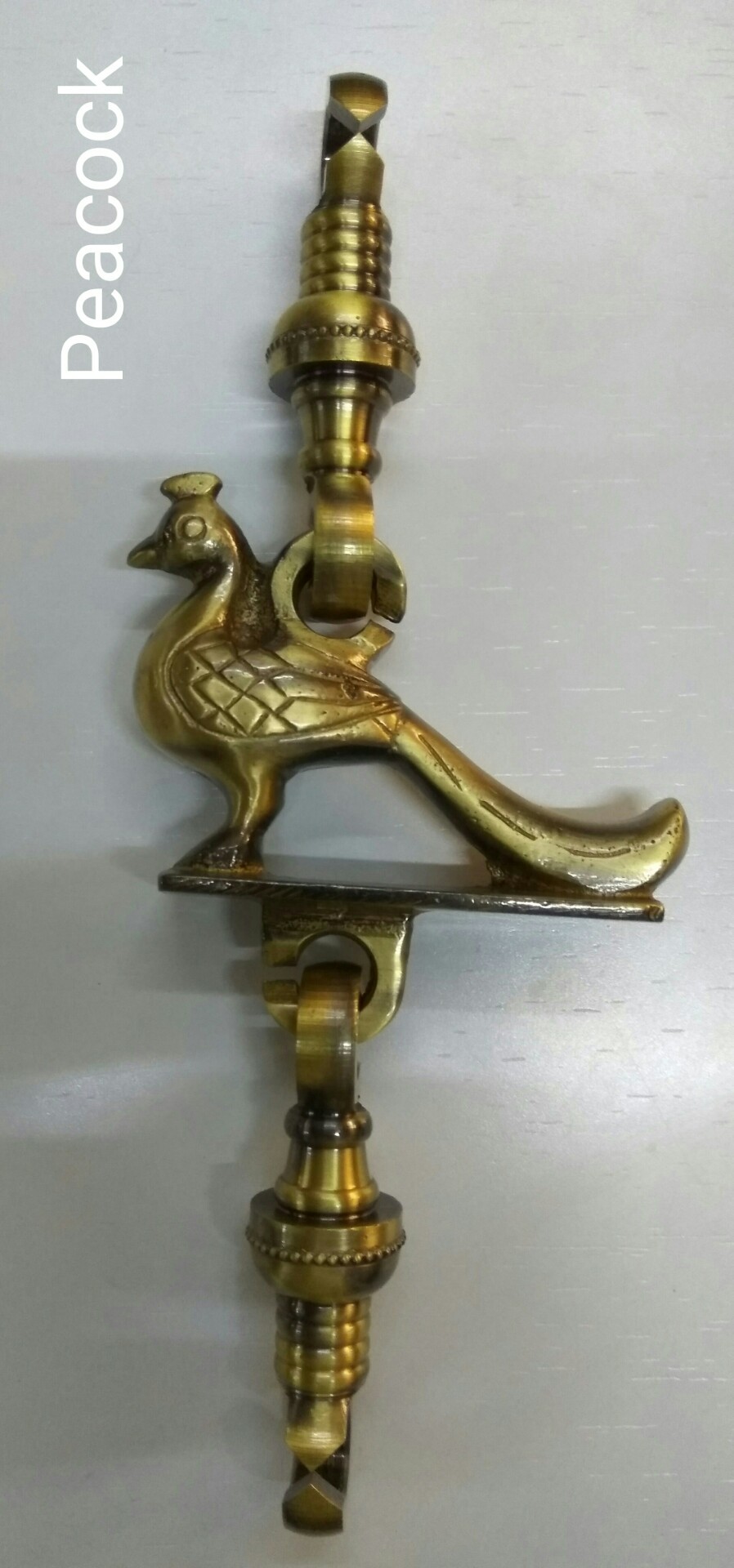 Brass Jhula Peacock Heavy