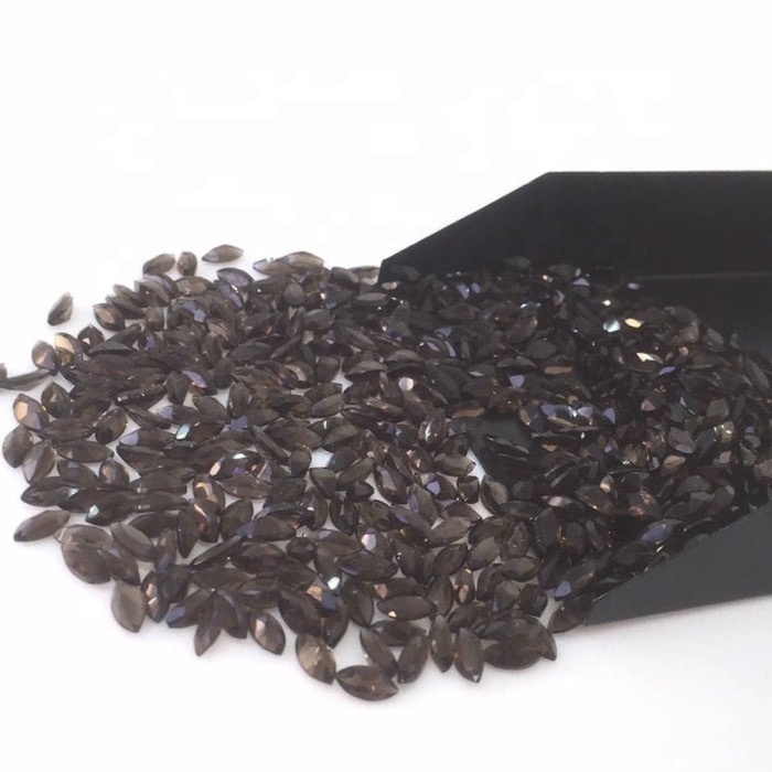 2.5x5mm Smoky Quartz Faceted Marquise Loose Gemstones