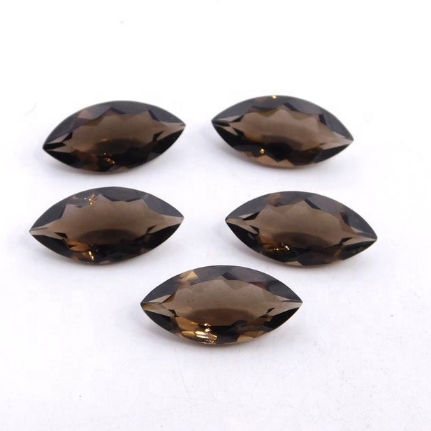 3x6mm Smoky Quartz Faceted Marquise Loose Gemstones