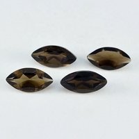 5x10mm Smoky Quartz Faceted Marquise Loose Gemstones